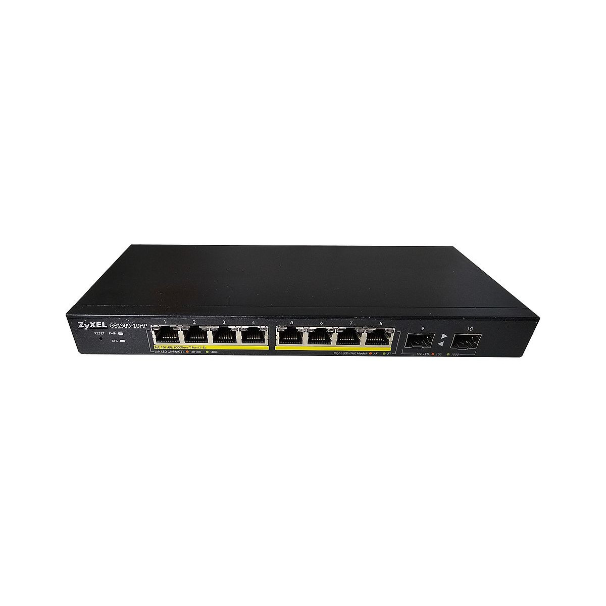 SWITCH ZYXEL GS1900-10HP 8x1GB PoE 2xSFP VLAN L2 ZASILACZ