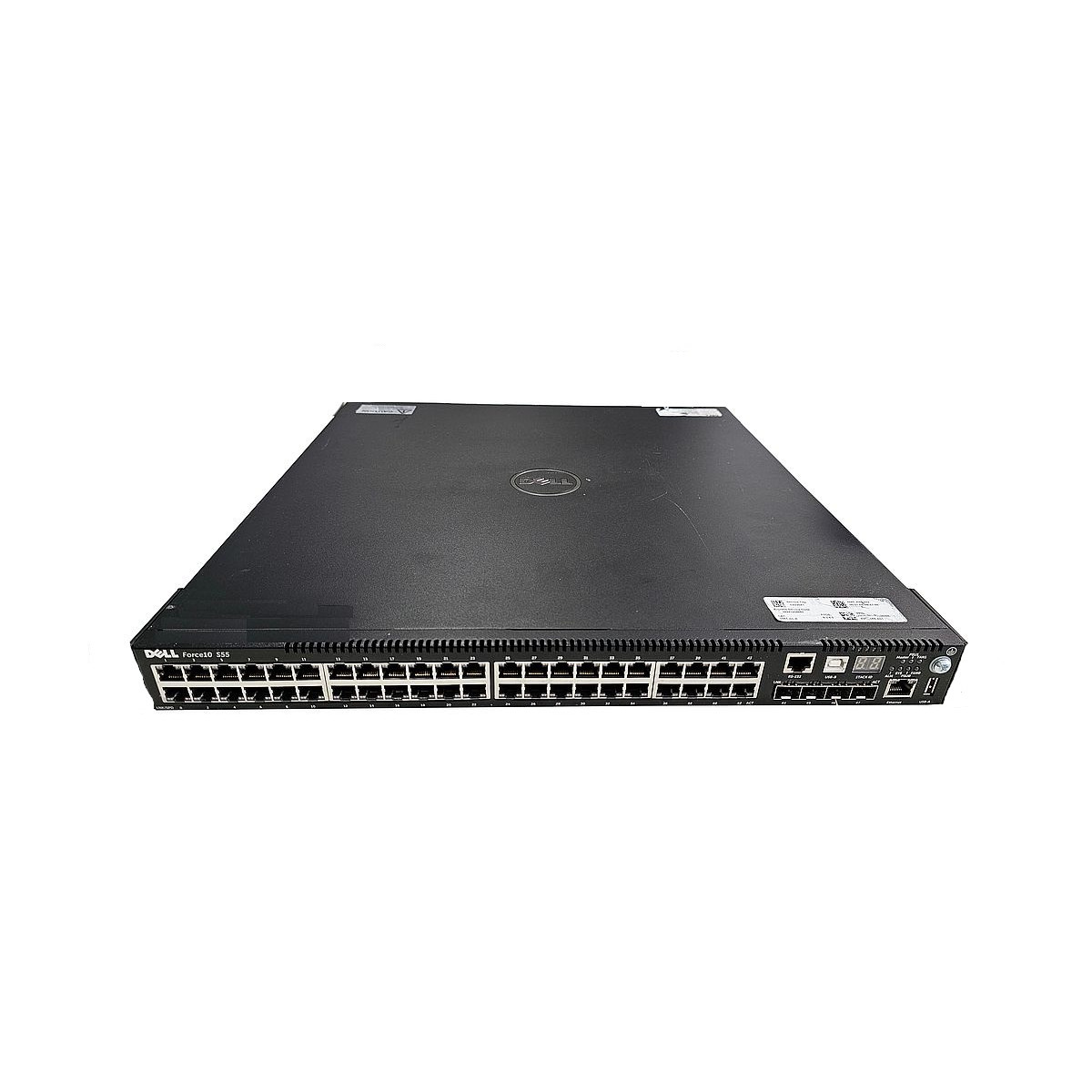 SWITCH DELL FORCE10 S55 44x1GB LAN 4xSFP 2xSTACK 12G