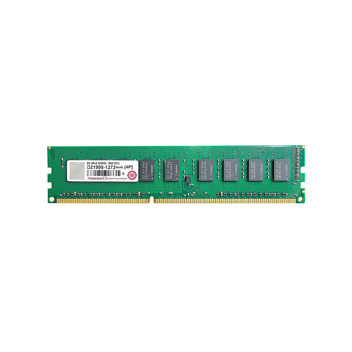 TRANSCEND 8GB 2Rx8 PC3L-12800E ECC UDIMM D21999 D03058 C85047