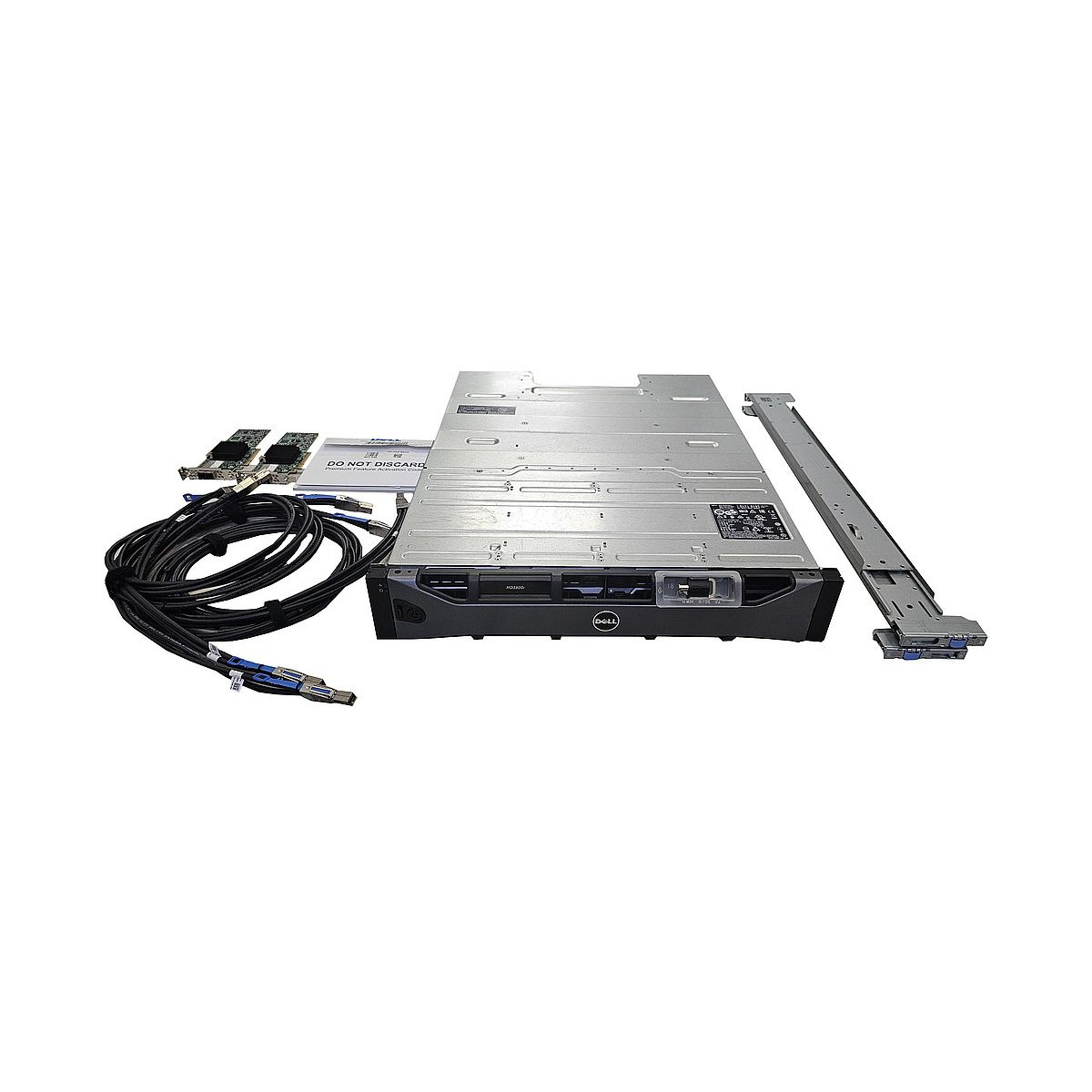 MACIERZ DELL MD3800i 2x400GB SSD 6x4TB 12G KOMPLETNY ZESTAW Z LICENCJAMI