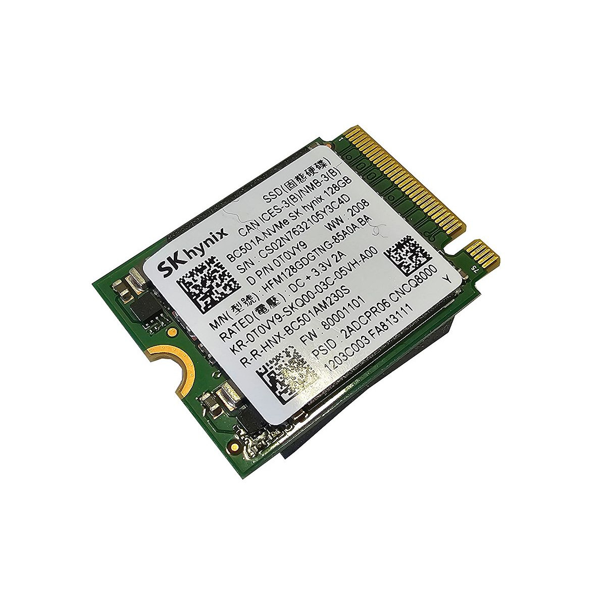 DYSK DELL HYNIX 128GB SSD M.2 PCIe NVMe 0T0VY9