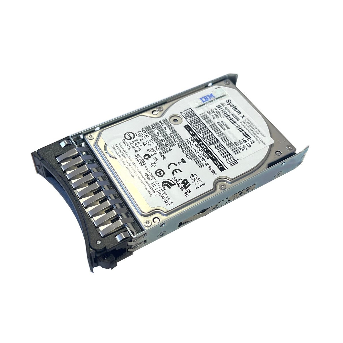 DYSK IBM 146GB SAS 10K 6G 2,5 RAMKA HUC103014CSS600 42D0636