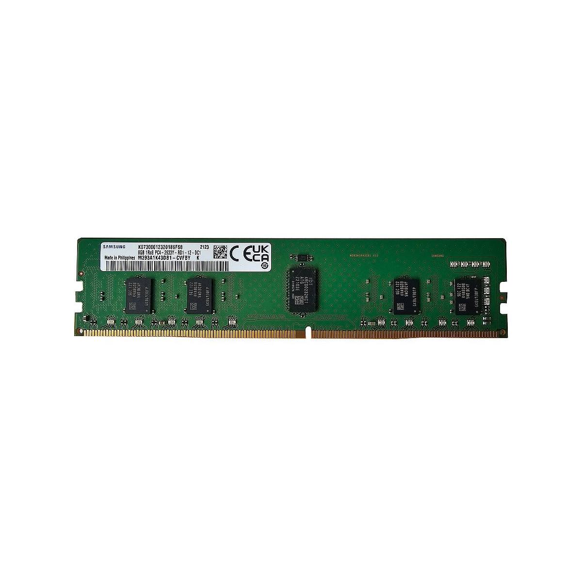 SAMSUNG 8GB 1Rx8 PC4-2933Y ECC REG M393A1K43DB1-CVFBY SAMSUNG 8GB 1Rx8 PC4-2933Y ECC REG M393A1K43DB1-CVFBY