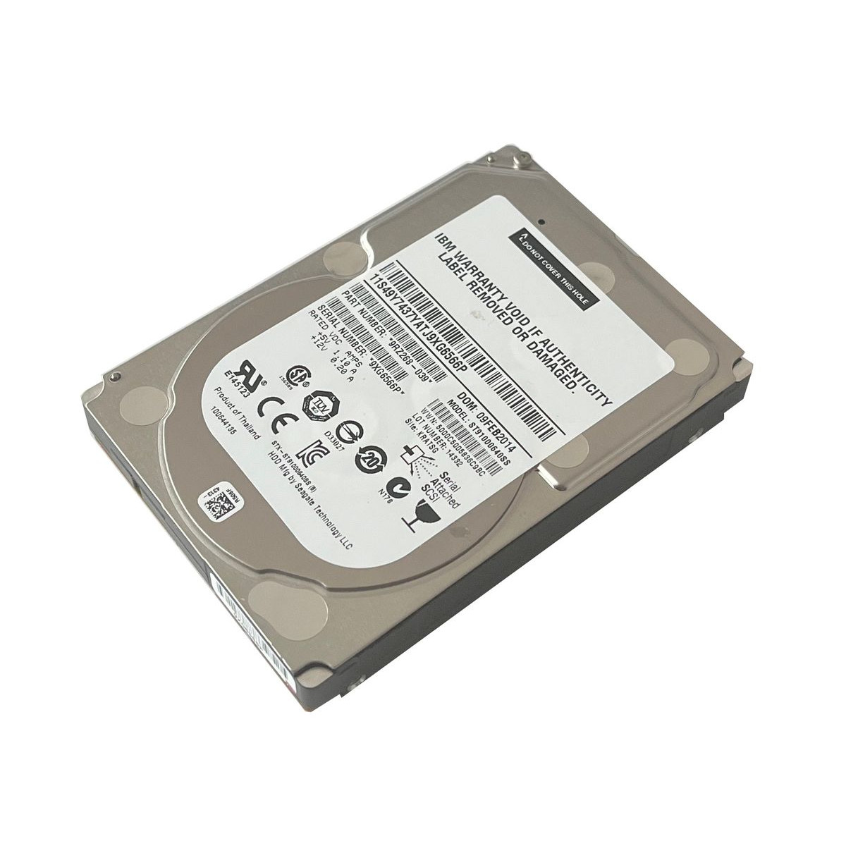 DYSK SEAGATE 1TB SAS 6G 7.2K 2,5 ST91000640SS 9RZ268-039