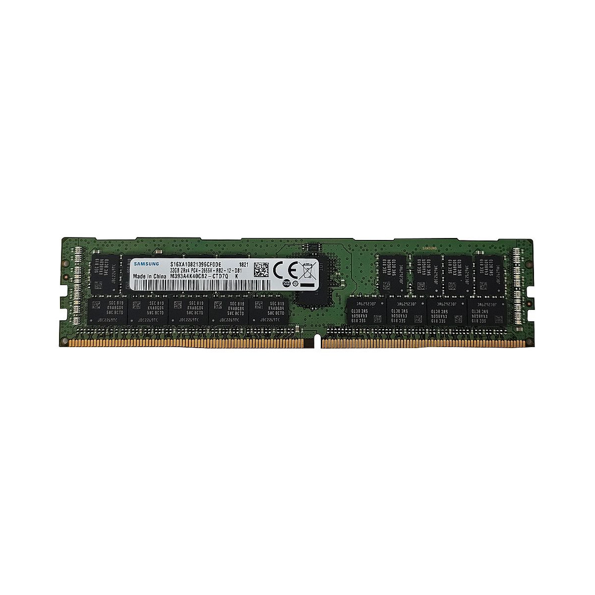 SAMSUNG 32GB 2Rx4 PC4-2666V ECC REG M393A4K40CB2-CTD7Q