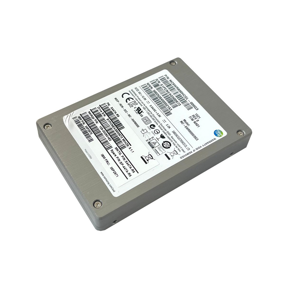 DYSK SAMSUNG NETAPP 800GB SSD SAS 6G 2,5 MZ-6WR8000/0G3 X447A-R6