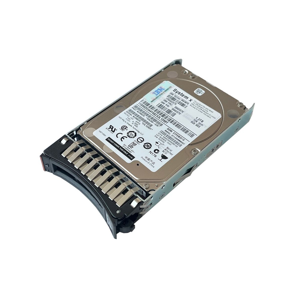 DYSK IBM 1.2TB SAS 6G 10K 2,5 RAMKA ST1200MM0007 00AD076 00AD079