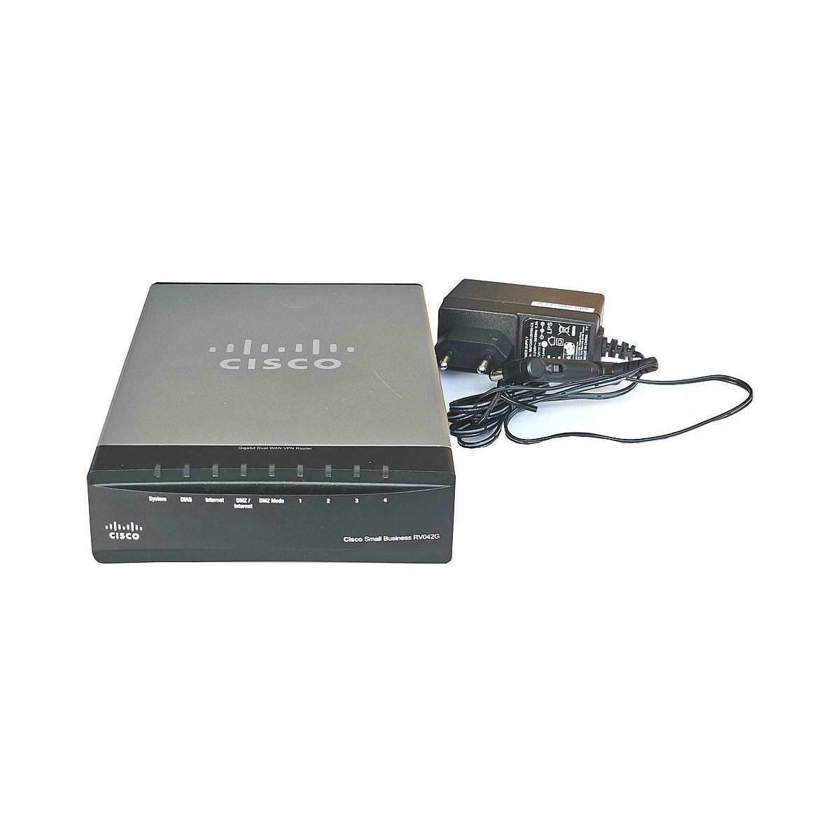 ROUTER CISCO RV042G 4xLAN 2xWAN 1GB VLAN 800Mbps IPv6 ZASILACZ