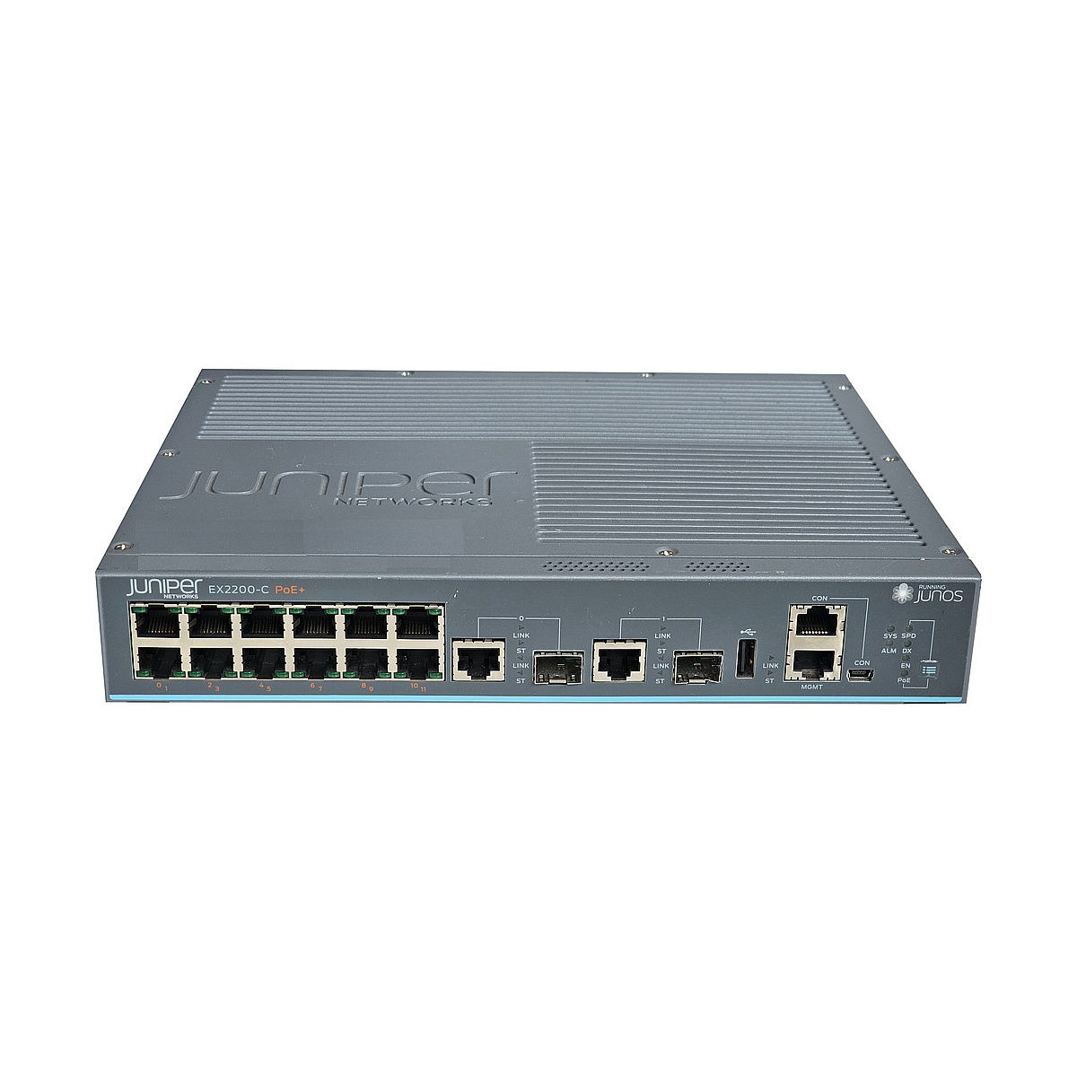 SWITCH JUNIPER EX2200-C-12P-2G 12x1GB PoE+ 2xSFP VLAN L3