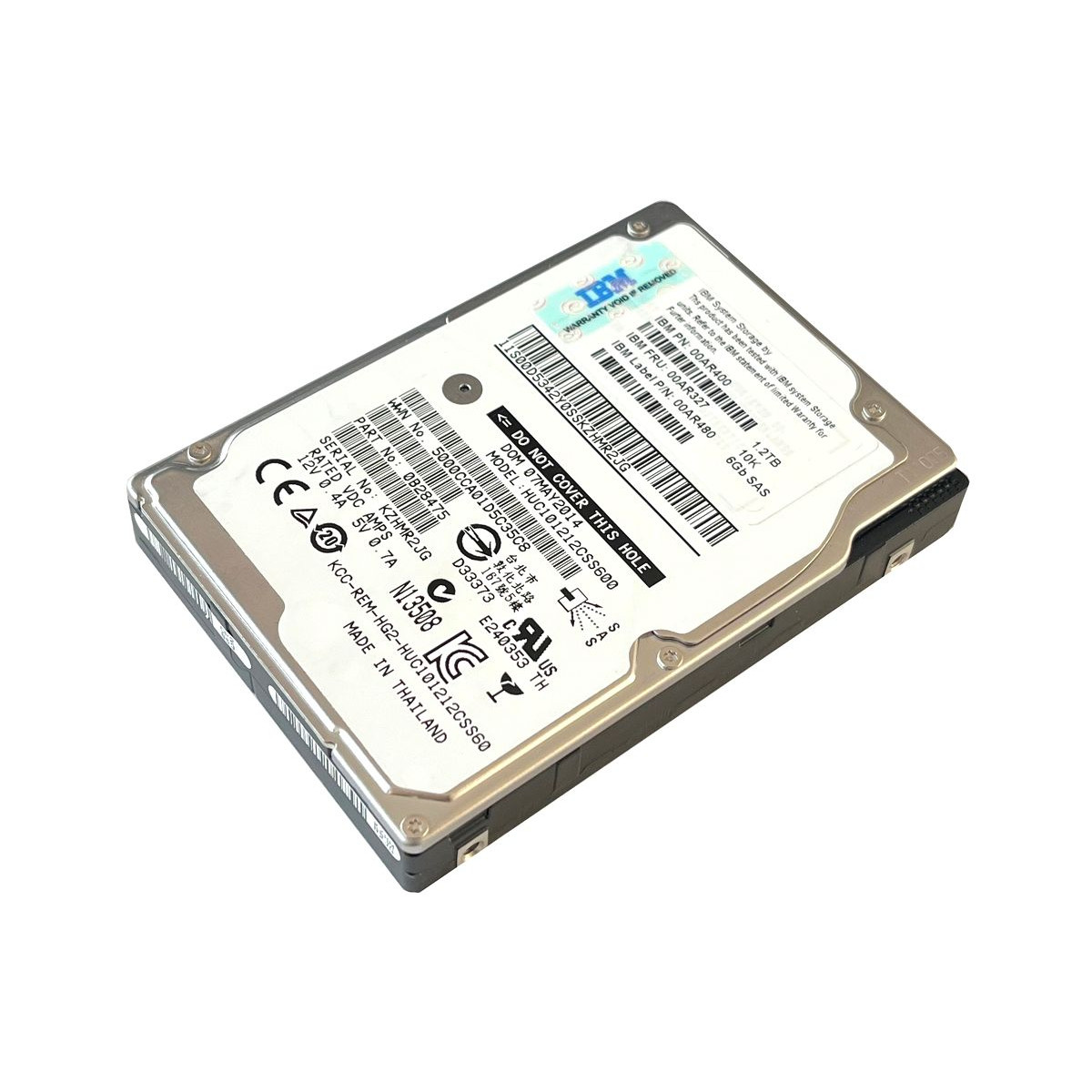 DYSK IBM STORAGE 1.2TB SAS 6G 10K 2,5 HUC101212CSS600 00AR400 00AE480