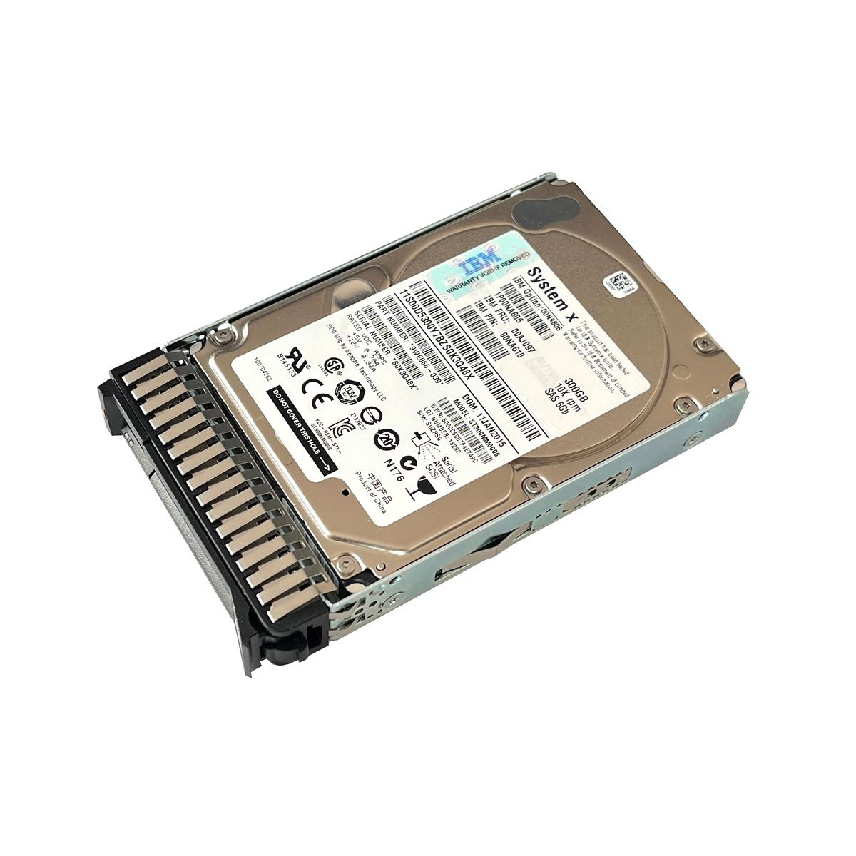 DYSK IBM SEAGATE 300GB SAS 6G 10K 2,5 RAMKA ST300MM0006 9WE066-039 00NA610