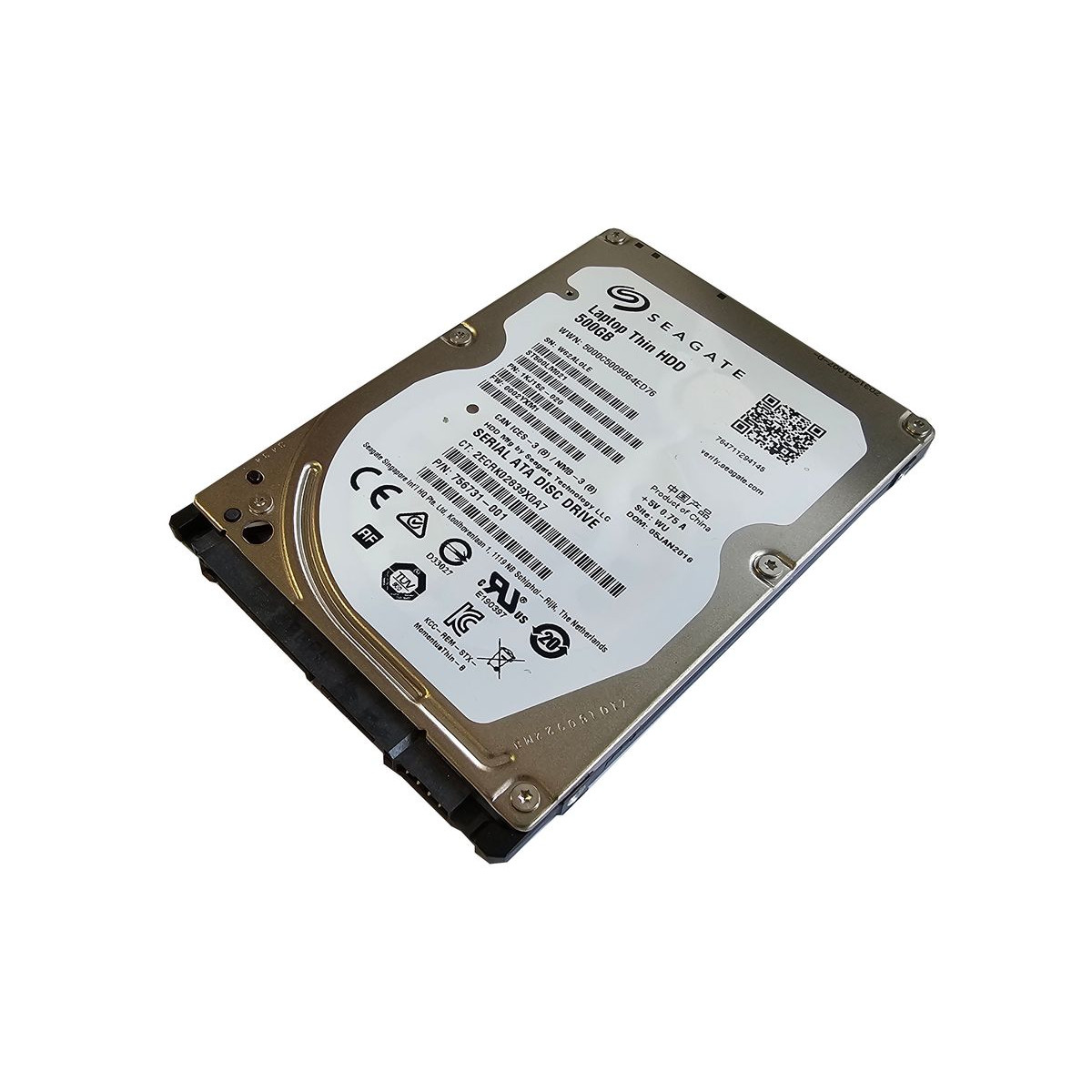 DYSK SEAGATE 500GB SATA 7.2K 6G 2.5 7mm LAPTOP 1KJ152-020 ST500LM021