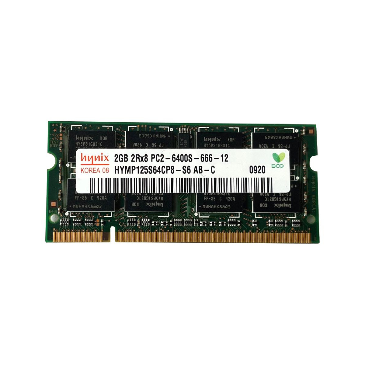 HYNIX 2GB SODIMM PC2-6400S HYMP125S64CP8-S6 HYNIX 2GB SODIMM PC2-6400S HYMP125S64CP8-S6