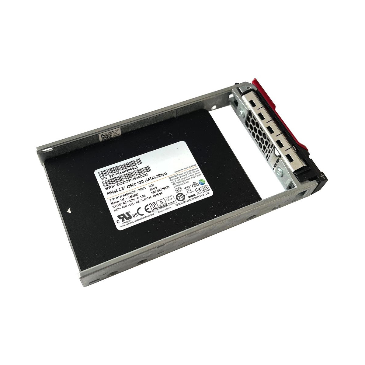 DYSK SAMSUNG PM863 480GB SSD SATA 6G 2,5 RAMKA MZ-7LM4800