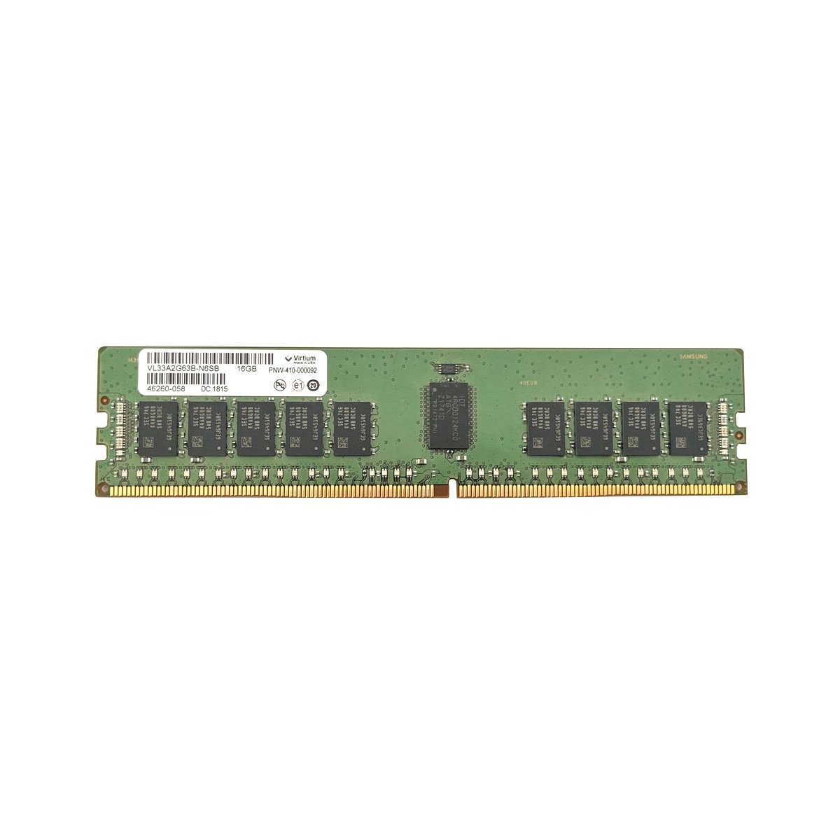 PAMIĘĆ RAM VIRTIUM 16GB DDR4 PC4-2133 ECC REG 1.2V VL33A2G63B-N6SB