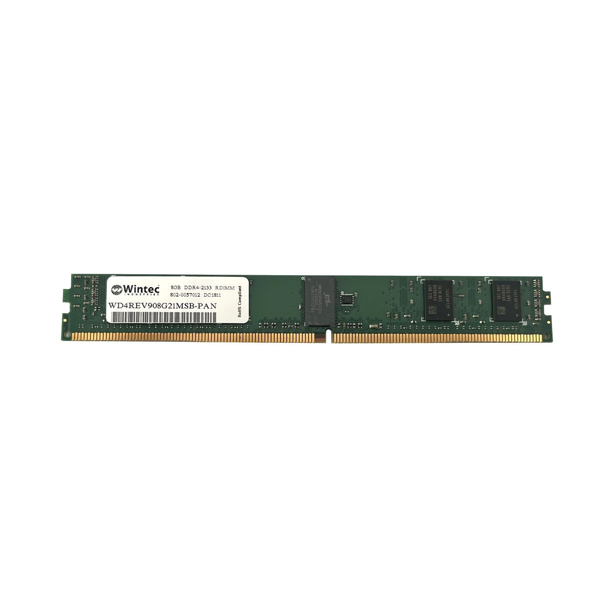 PAMIĘĆ RAM WINTEC 8GB DDR4-2133 RDIMM ECC REG SLIM WD4REV908G21MSB-PAN