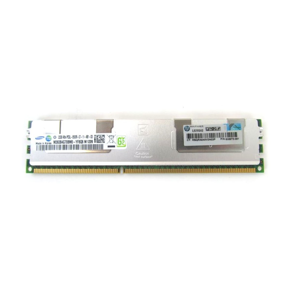 HP 32GB 4Rx4 PC3L-8500R ECC REG 628975-081
