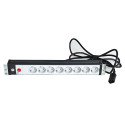 LISTWA ZASILAJĄCA PDU BRENNENSTUHL 230V 8 GNIAZD 1xC14 1U 19' RACK IP62 LISTWA ZASILAJĄCA PDU BRENNENSTUHL 230V 8 GNIAZD 1xC14 1U 19' RACK IP62