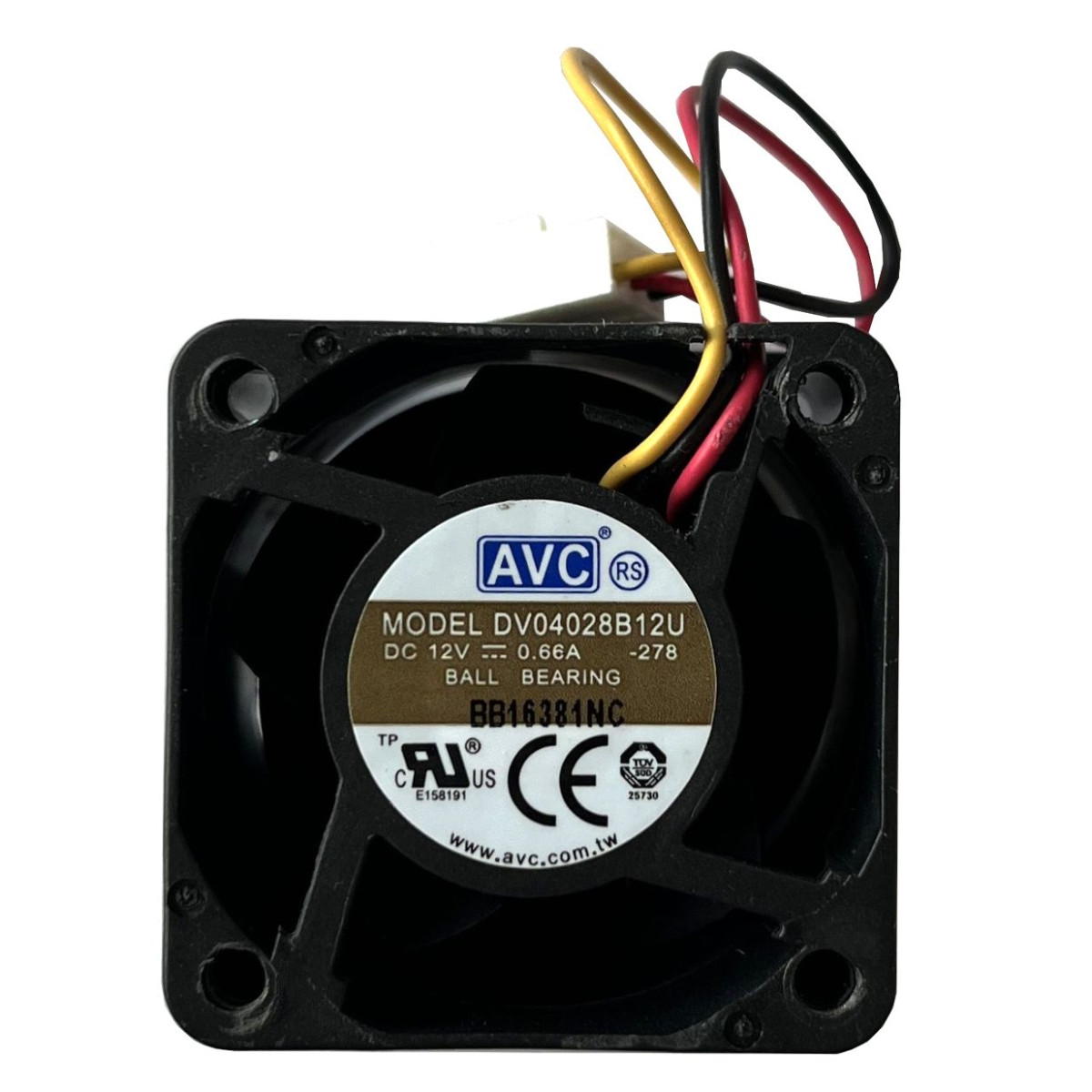 WENTYLATOR AVC DV04028B12U 40x40x28MM 3-PIN