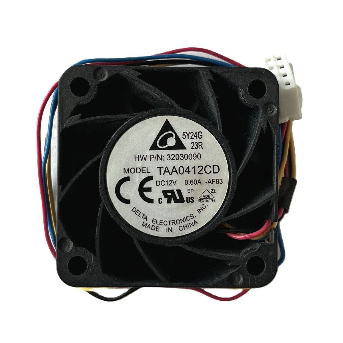 WENTYLATOR DELTA ELECTRONICS DC 12V 0.60A TAA0412CD 40x40MM 32030090 WENTYLATOR DELTA ELECTRONICS DC 12V 0.60A TAA0412CD 40x40MM 32030090