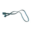 KABEL SATA PROSTY NA SATA KĄTOWY NIEBIESKI 46CM E322903