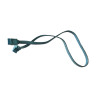 KABEL SATA PROSTY NA SATA KĄTOWY NIEBIESKI 46CM E322903