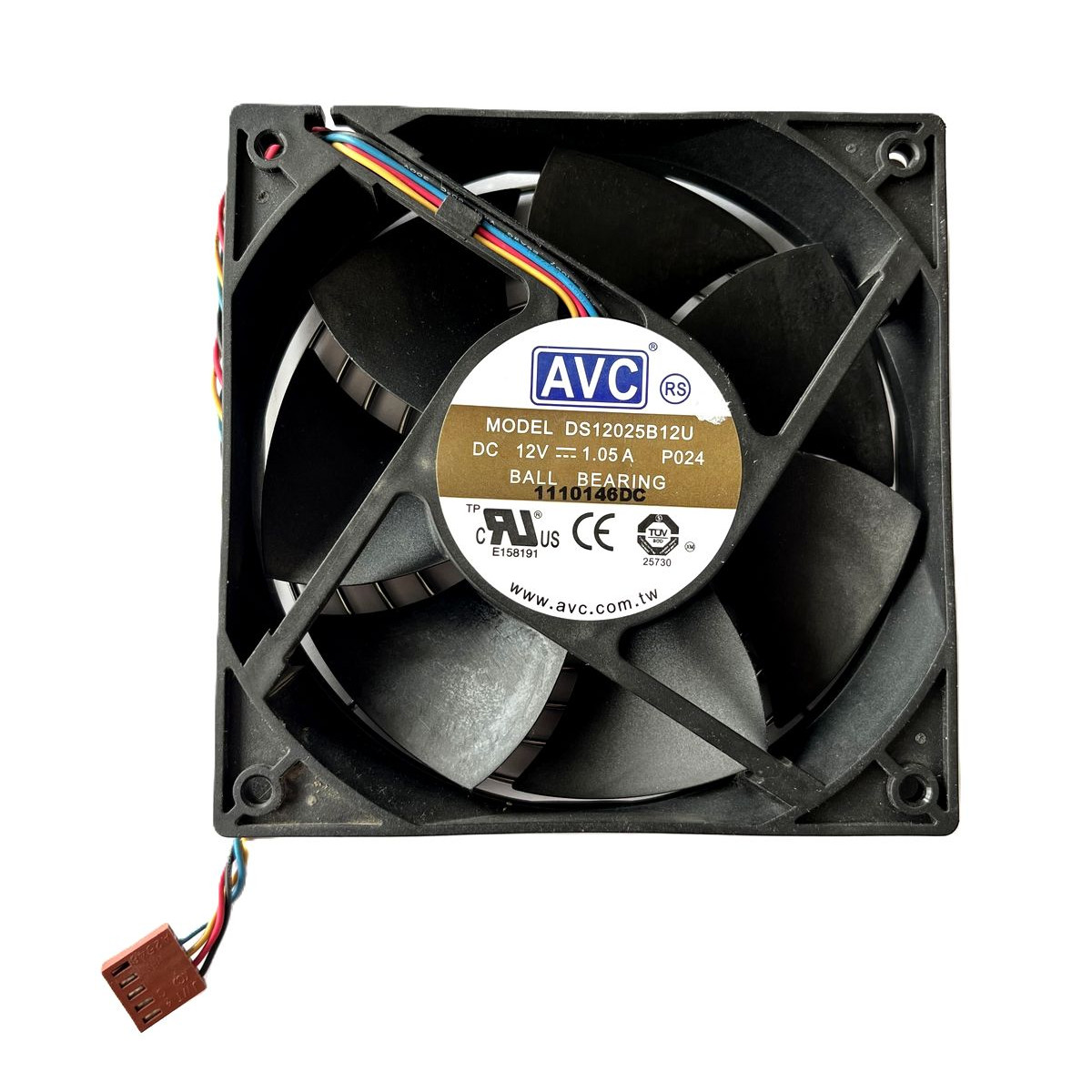 WENTYLATOR AVC DC 12V 1.05A P024 HPE PROLIANT ML310E DS12025B12U 120x120MM