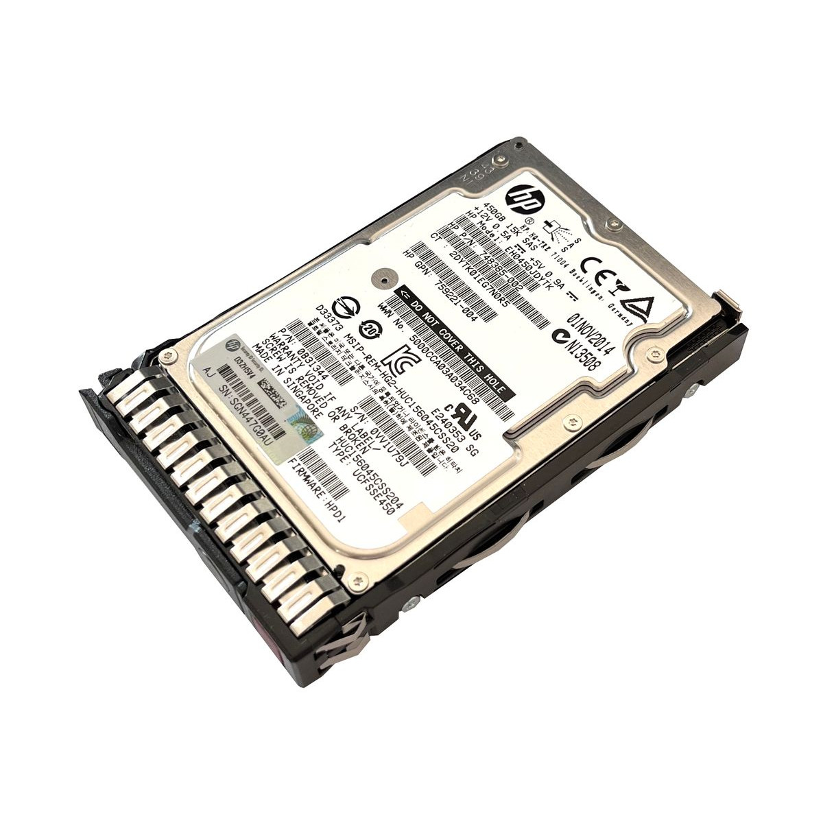 DYSK HP HGST 450GB SAS 12G 15K 2,5' RAMKA EH0450JDYTK 748385-002 0B31344 DYSK HP HGST 450GB SAS 12G 15K 2,5' RAMKA EH0450JDYTK 748385-002 0B31344