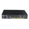 SWITCH ZYXEL GS2220-10HP 8x1GB PoE 2x1GB COMBO 2xSFP VLAN CICHA PRACA