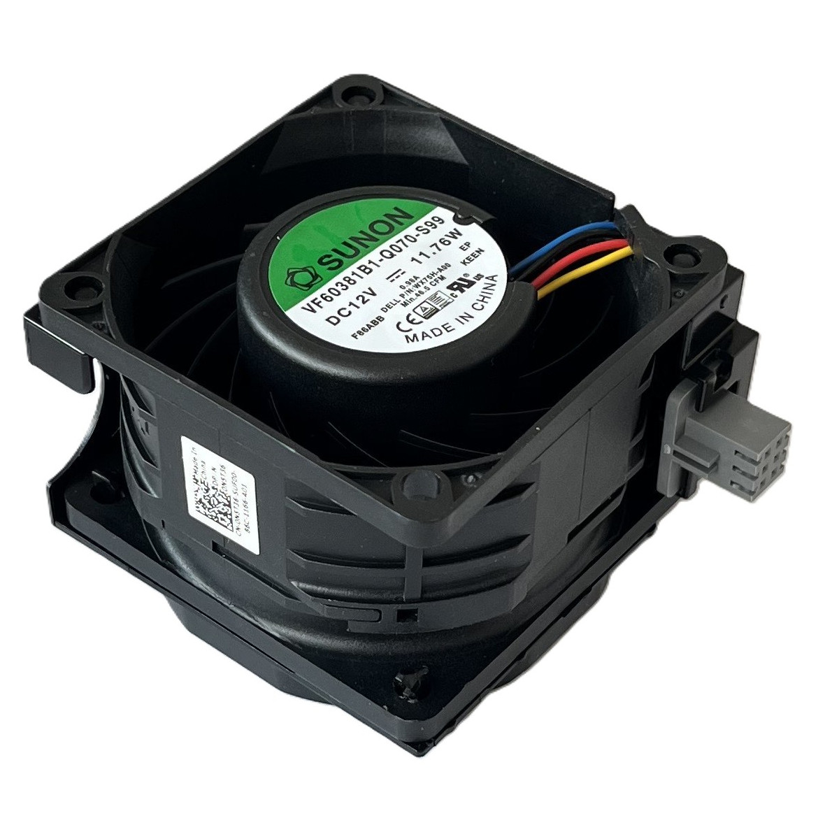 WENTYLATOR SUNON DELL POWEREDGE R740 DC12V 11.76W 60x60 VF60381B1-Q070-S99 WENTYLATOR SUNON DELL POWEREDGE R740 DC12V 11.76W 60x60 VF60381B1-Q070-S99