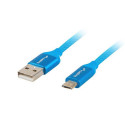 NOWY KABEL MICRO USB NA USB 2.0 1.8M NIEBIESKI CA-USBM-20CU-0018-BL