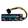 RISER SAVIO AK-36 PCIe x1 PCIe x16 USB 3.0 KABEL 6PIN SATA