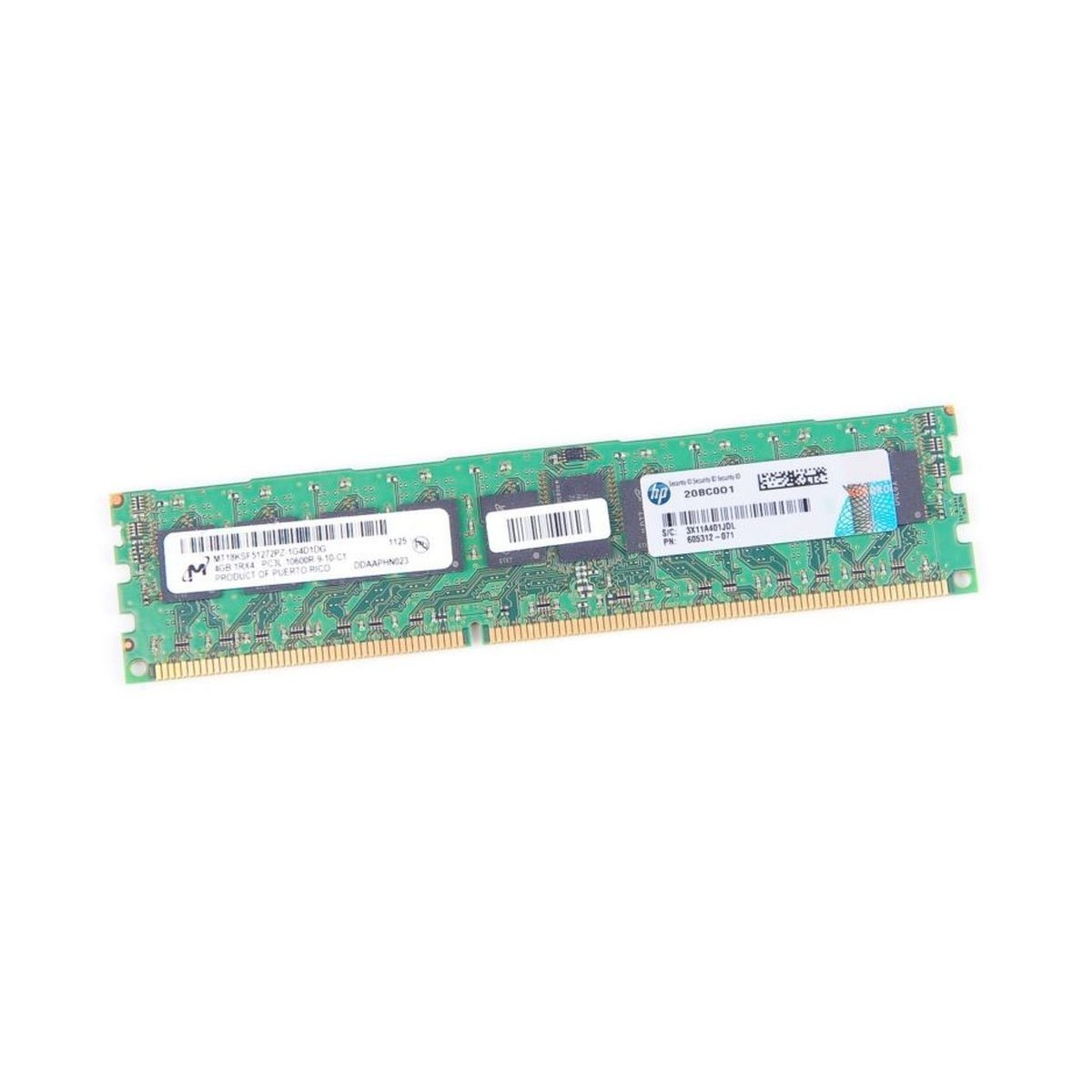 PAMIEC HP 4GB 1Rx4 PC3L-10600R 605312-071