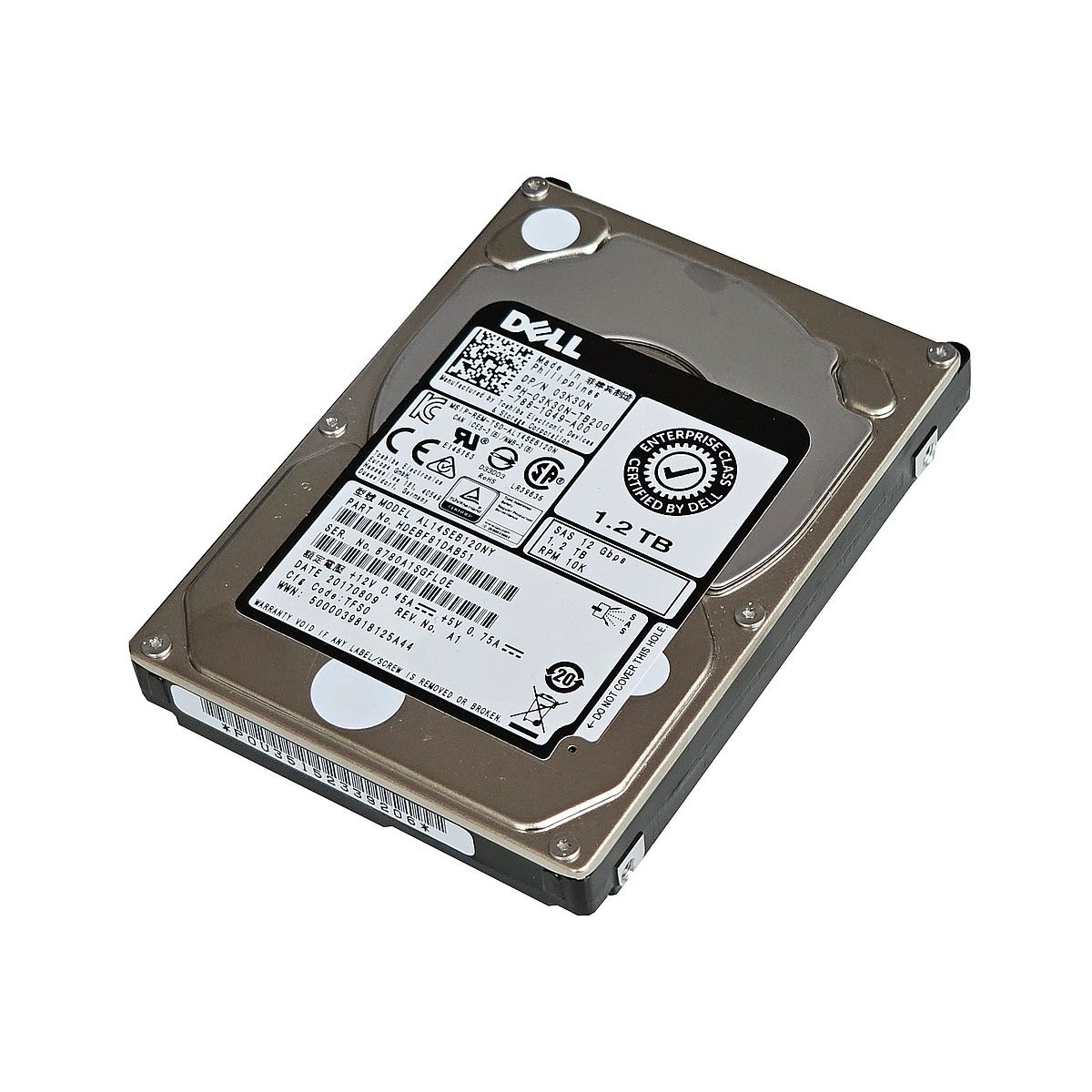 DYSK DELL 1.2TB SAS 12G 10K 2,5 AL15SEB120NY 03K30N DELL GEN14 GEN15 GEN16 DYSK DELL 1.2TB SAS 12G 10K 2,5 AL15SEB120NY 03K30N DELL GEN14 GEN15 GEN16