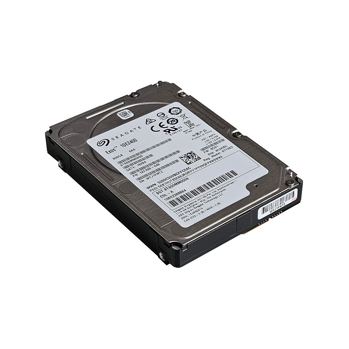 DYSK SEAGATE EXOS 10E2400 600GB SAS 12G 10K 2,5 ST600MM0009