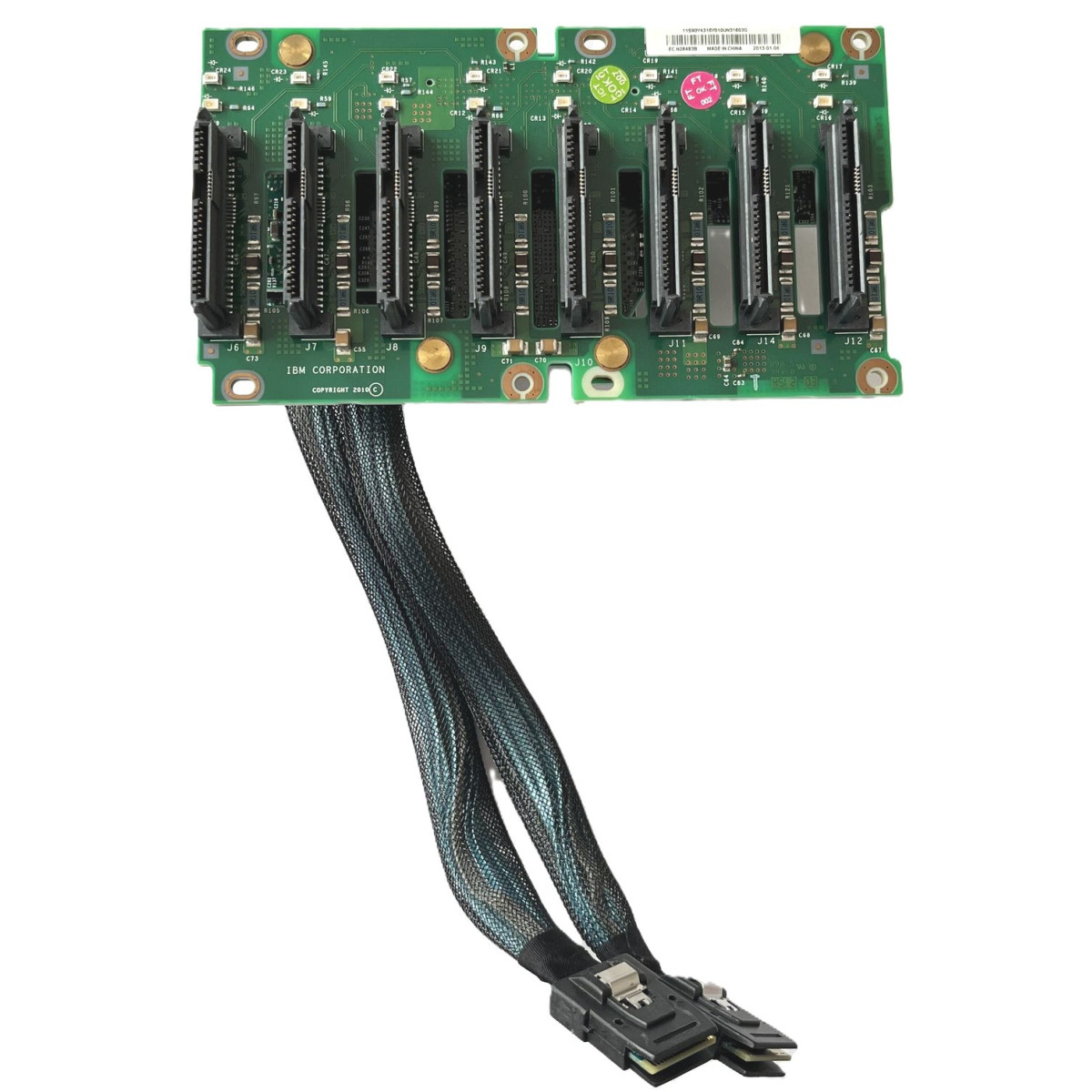 BACKPLANE 8x2,5 HDD IBM SYSTEM x3500 x3650 x3750 M4 KABLE 90Y5875
