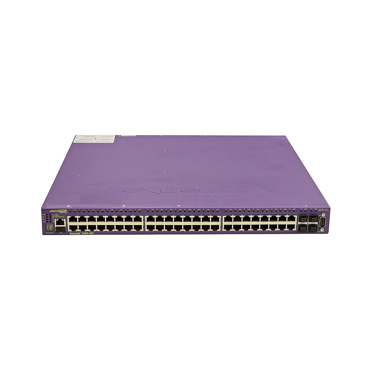 SWITCH EXTREME NETWORKS SUMMIT X460-48T 48x1GB 4xSFP 1xPSU VLAN USZY SWITCH EXTREME NETWORKS SUMMIT X460-48T 48x1GB 4xSFP 1xPSU VLAN USZY