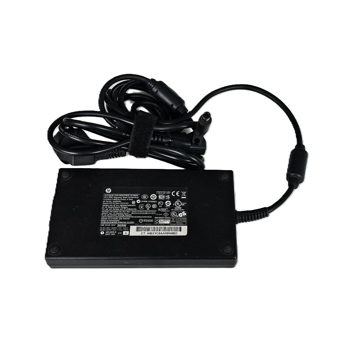 ORYGINALNY ZASILACZ HP 19.5V 10.3A 200W WTYK 7.4x5mm 644698-003 HSTNN-DA24 ORYGINALNY ZASILACZ HP 19.5V 10.3A 200W WTYK 7.4x5mm 644698-003 HSTNN-DA24