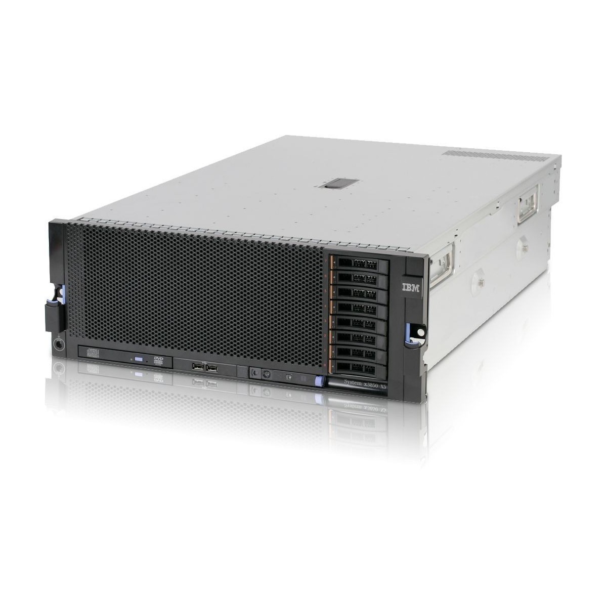 IBM x3850 x5 4x8CORE XEON x7560 512GB RAM 0xHDD 2xPSU ServeRAID M5015