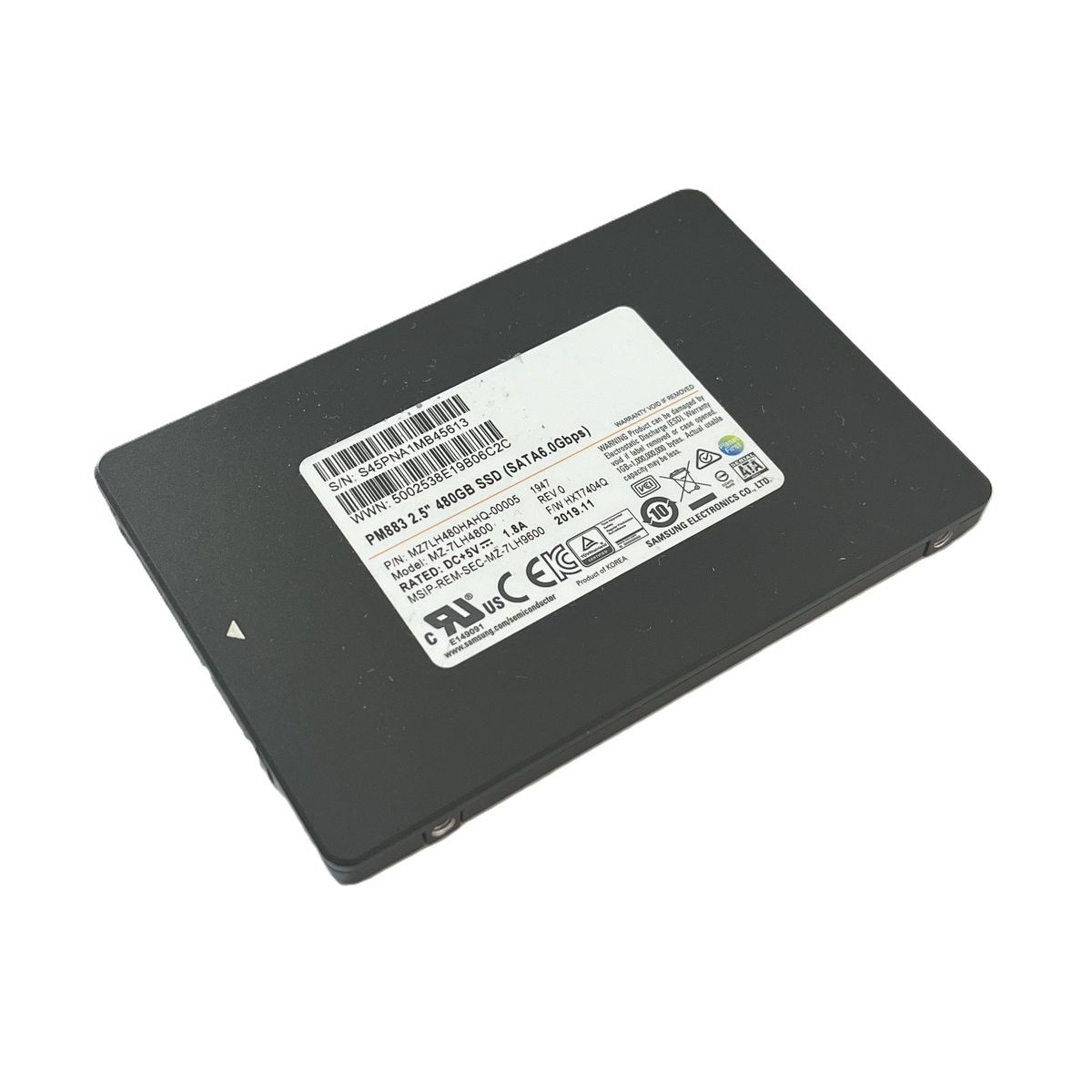 DYSK SAMSUNG PM883 480GB SSD SATA 6G 2,5 MZ-7LH4800 MZ7LH480HAHQ-00005 DYSK SAMSUNG PM883 480GB SSD SATA 6G 2,5 MZ-7LH4800 MZ7LH480HAHQ-00005