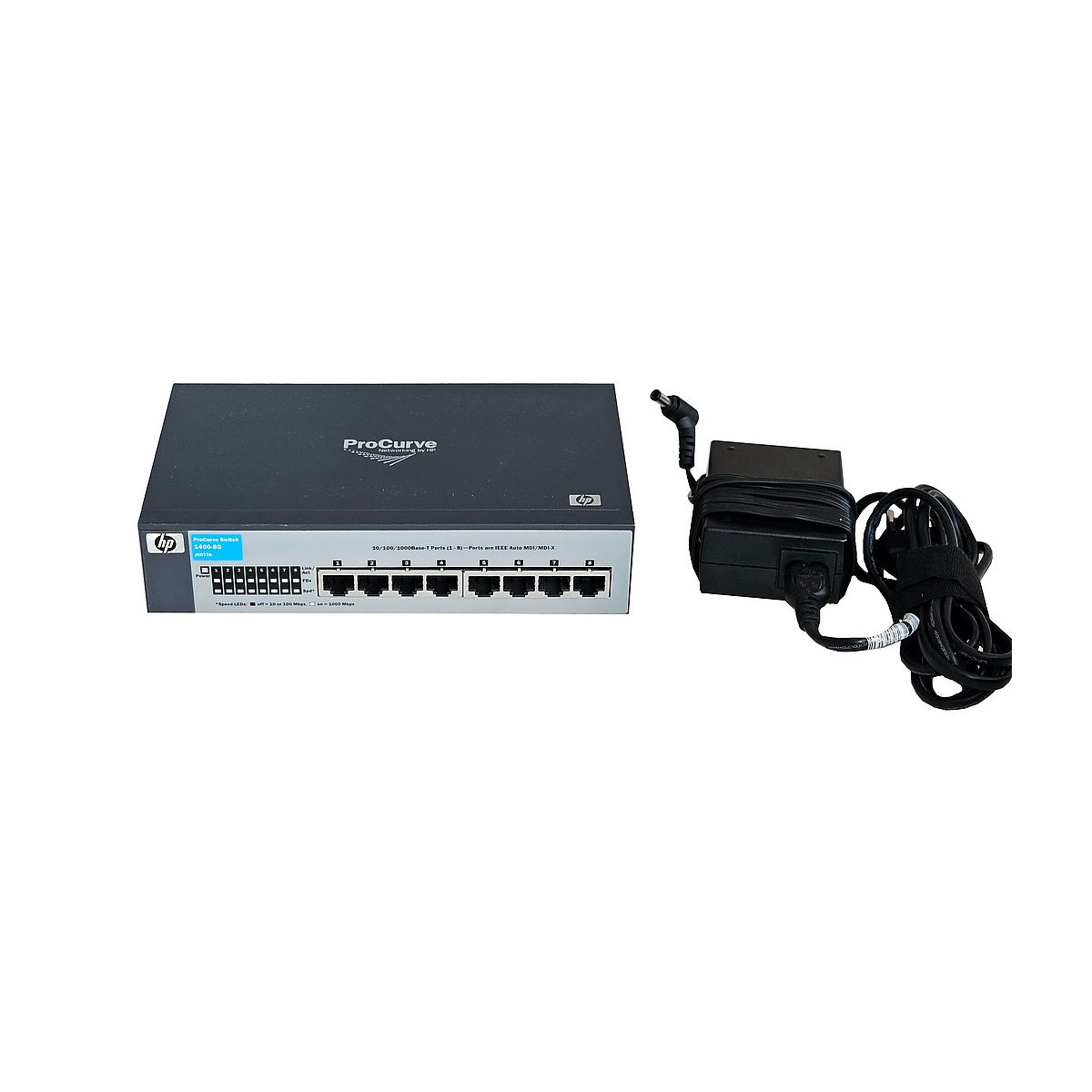 BIURKOWY SWITCH HP PROCURVE 1400-8G 8x1GB J9077A ZASILACZ