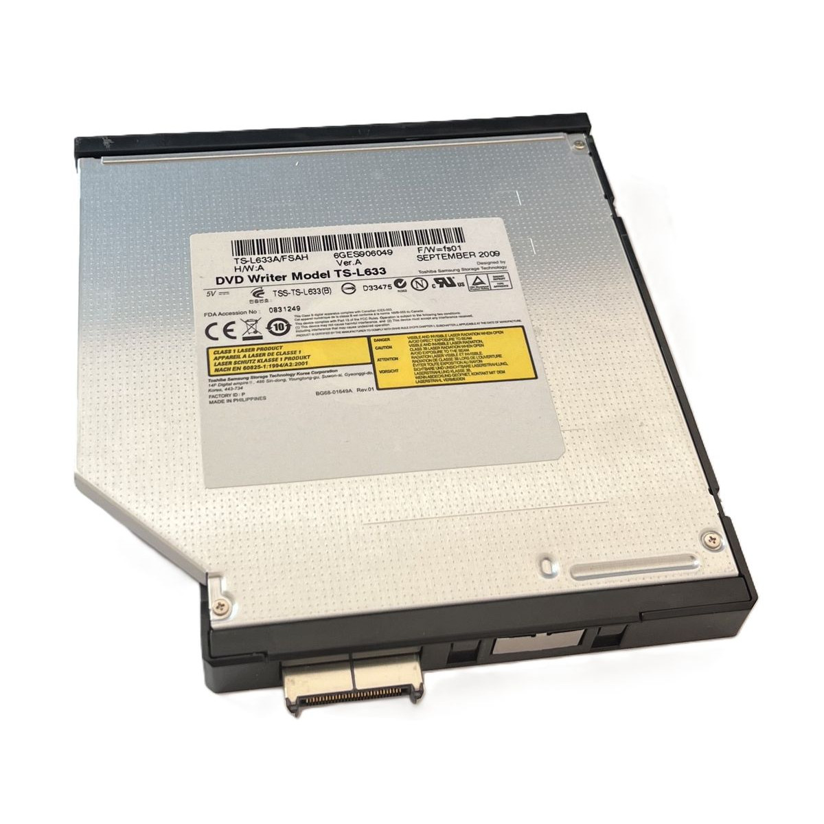 NAPĘD NAGRYWARKA DVD SLIM TOSHIBA FUJITSU ESPRIMO MOBILE X9515 TS-L633A/FSA