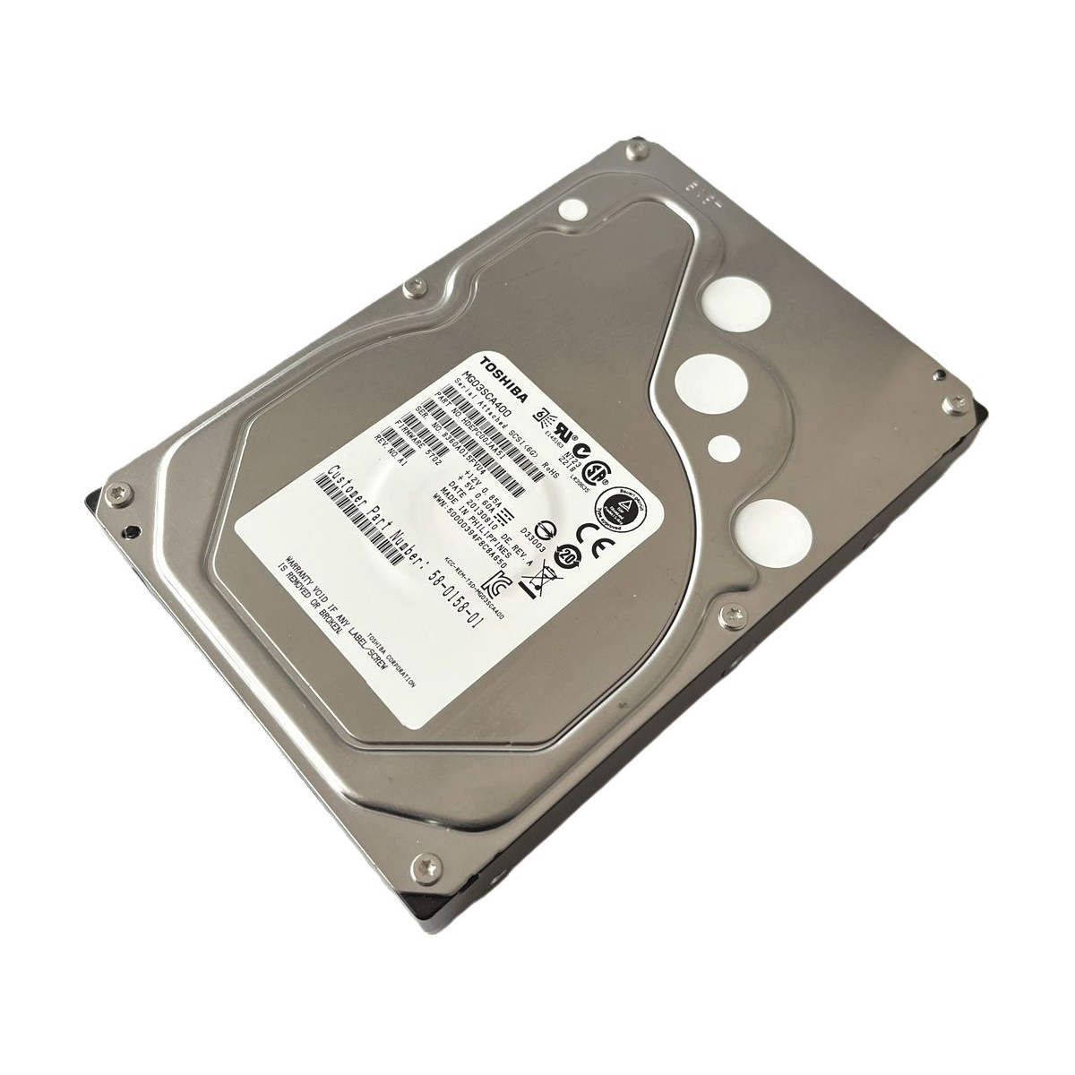 DYSK TOSHIBA 4TB SAS 6G 7.2K 3,5 MG03SCA400 HDEPC00JAA51 58-0158-01 DYSK TOSHIBA 4TB SAS 6G 7.2K 3,5 MG03SCA400 HDEPC00JAA51 58-0158-01