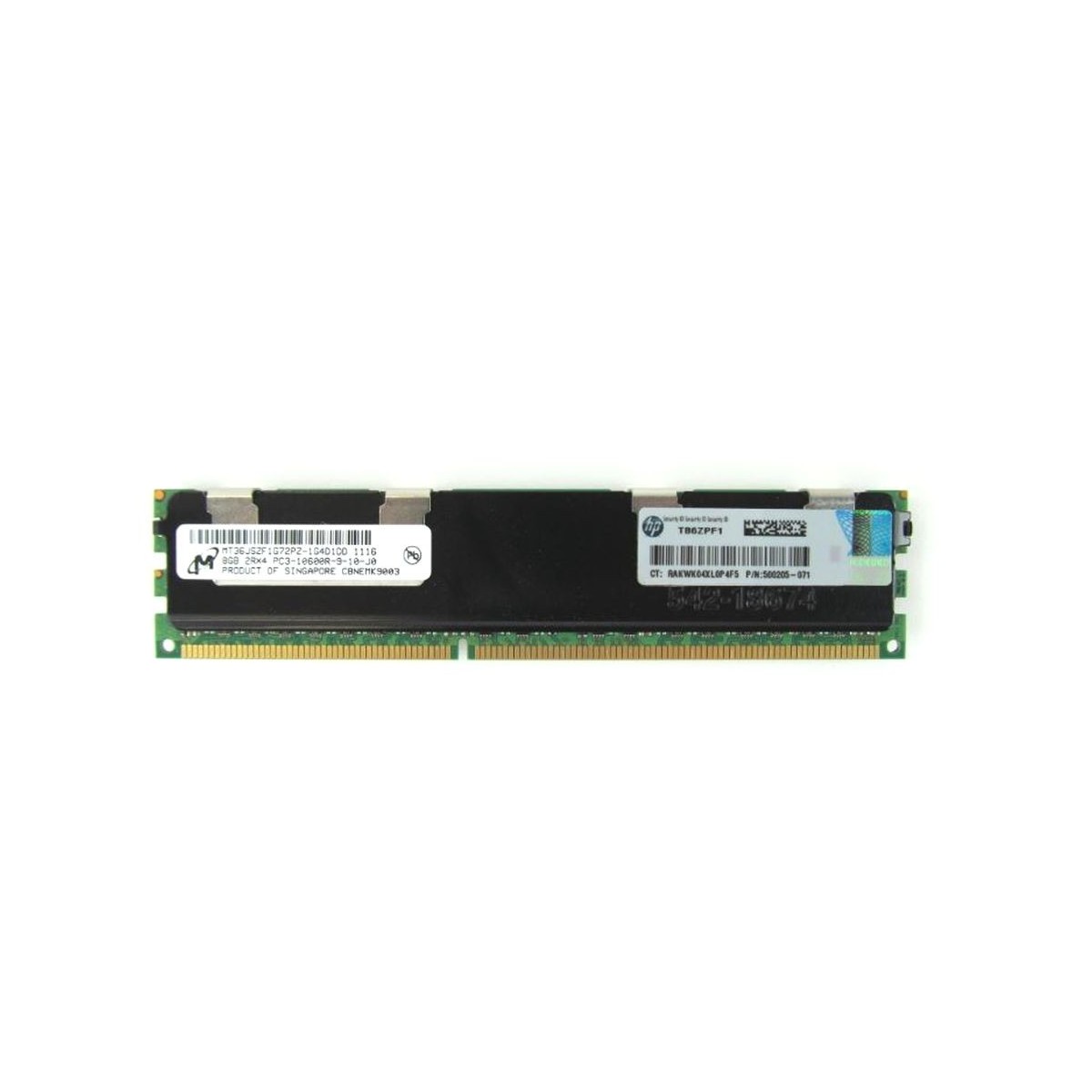 HP MICRON 8GB 2Rx4 PC3-10600R G6-G7 500205-071
