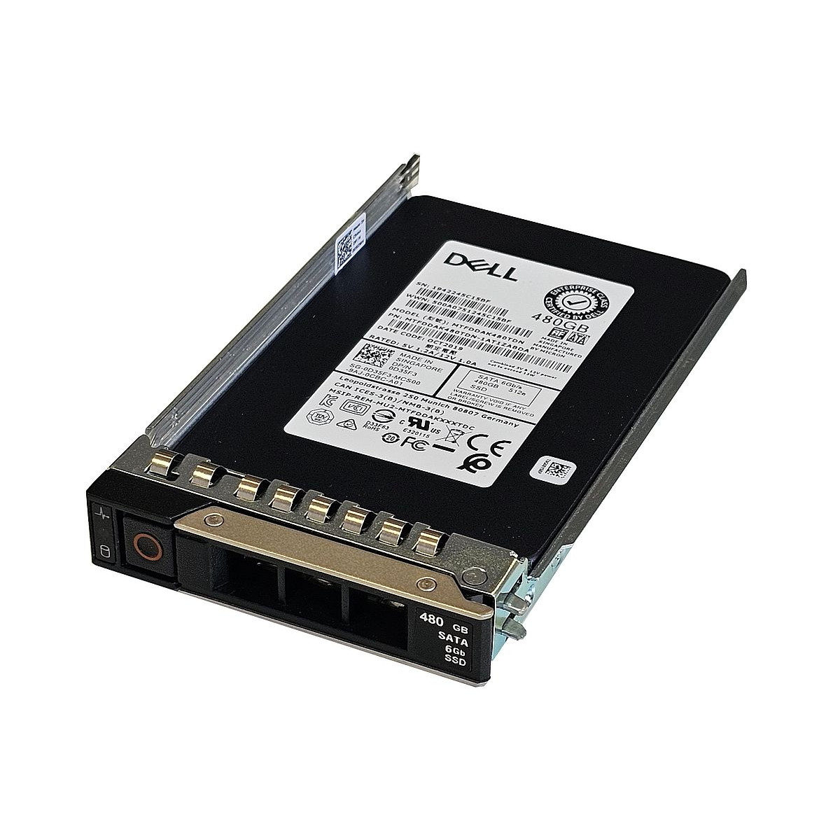 DYSK DELL MICRON 480GB SSD SATA 6G 2,5 0D35F3 RAMKA DELL GEN14 DYSK DELL MICRON 480GB SSD SATA 6G 2,5 0D35F3 RAMKA DELL GEN14