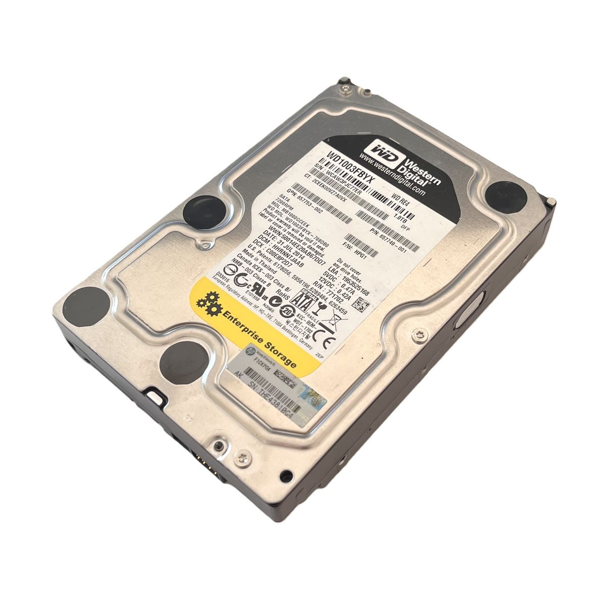 DYSK WD 1TB SATA 7.2K 3,5 WD1003FBYX-708DB0 657749-001 657753-002 DYSK WD 1TB SATA 7.2K 3,5 WD1003FBYX-708DB0 657749-001 657753-002