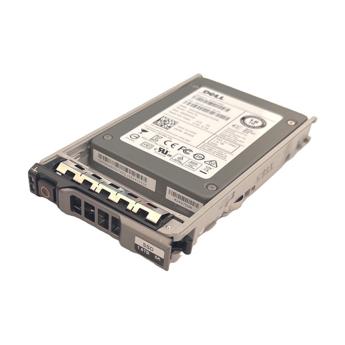 DYSK DELL 1.6TB SAS SSD 12G 2,5 RAMKA SXKLTK JDTGX