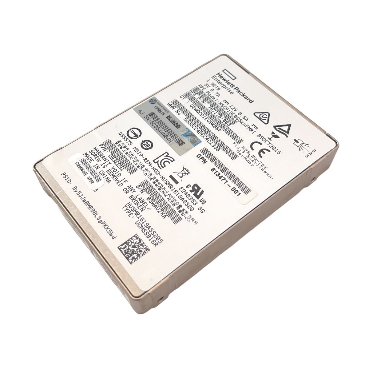 DYSK HP HGST 1.92TB SAS SSD 12G 2,5 HSCP1920S5xnFMRI 787178-003 0B32291 DYSK HP HGST 1.92TB SAS SSD 12G 2,5 HSCP1920S5xnFMRI 787178-003 0B32291