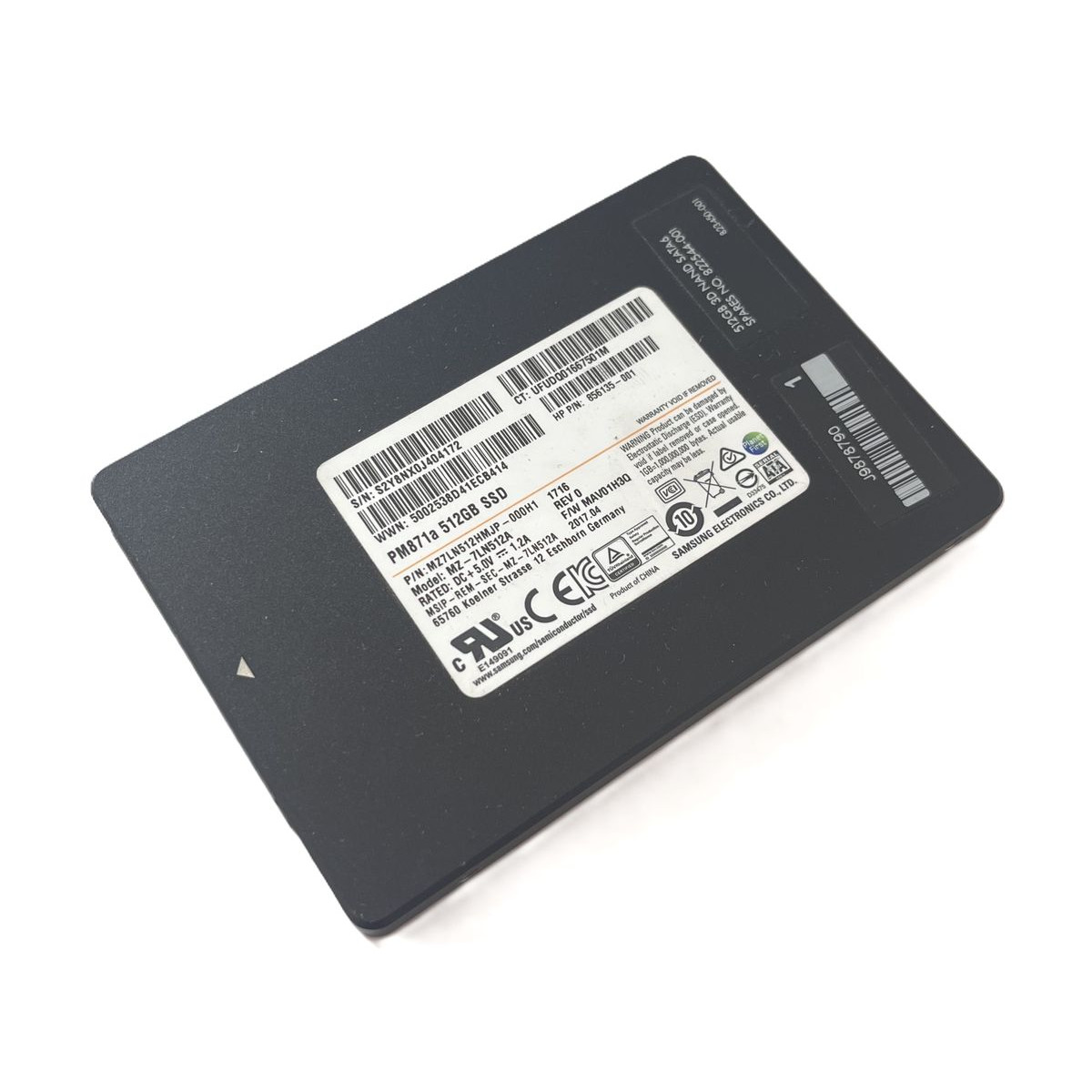 DYSK HP SAMSUNG PM871a 512GB SSD SATA 6G 2,5 MZ-7LN512A 856135-001 DYSK HP SAMSUNG PM871a 512GB SSD SATA 6G 2,5 MZ-7LN512A 856135-001
