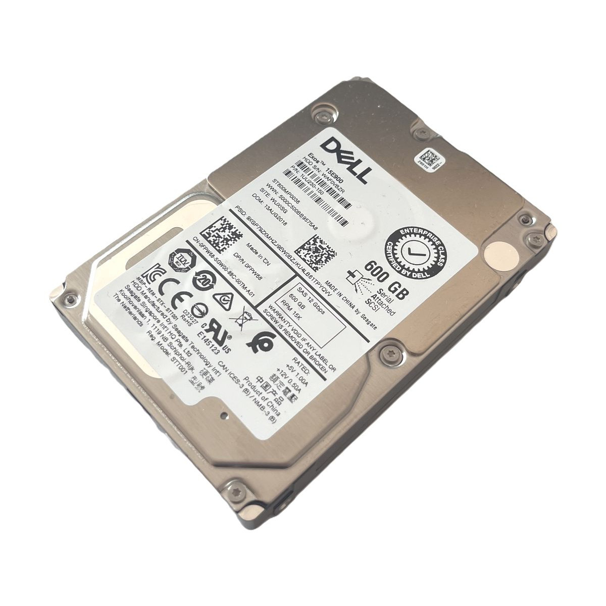 DYSK DELL EXOS 15E900 600GB SAS 12G 15K 2,5 ST600MP00036 1UU230-150 0FPW68 DYSK DELL EXOS 15E900 600GB SAS 12G 15K 2,5 ST600MP00036 1UU230-150 0FPW68